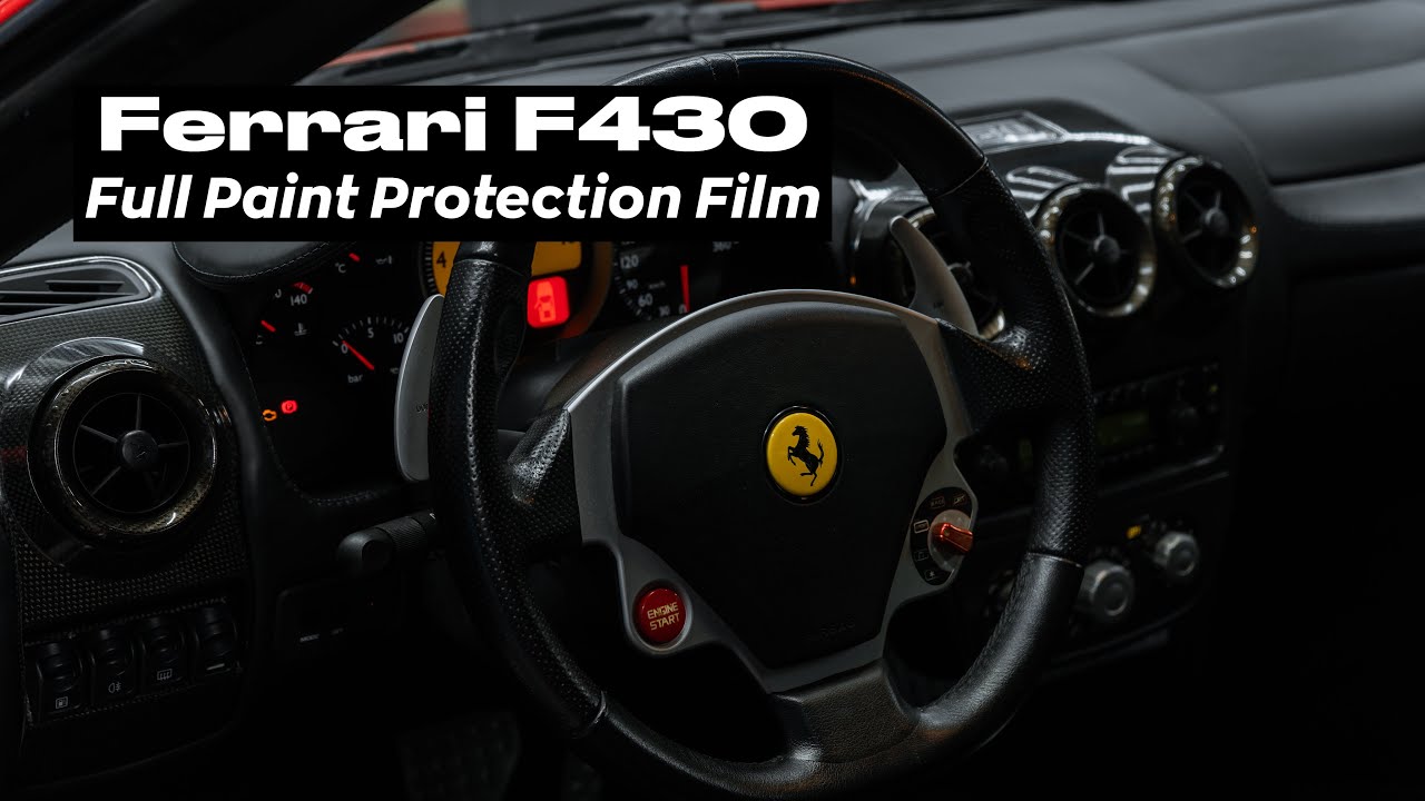 FERRARI F430 Paint Protection Film - Allstar Applies