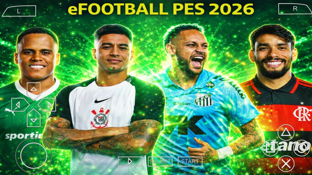 EFOOTBALL PES 2026 PPSSPP ATUALIZADO COM BRASILEIRÃO E EUROPEU DOWNLOAD MEDIAFIRE LINK DIRETO