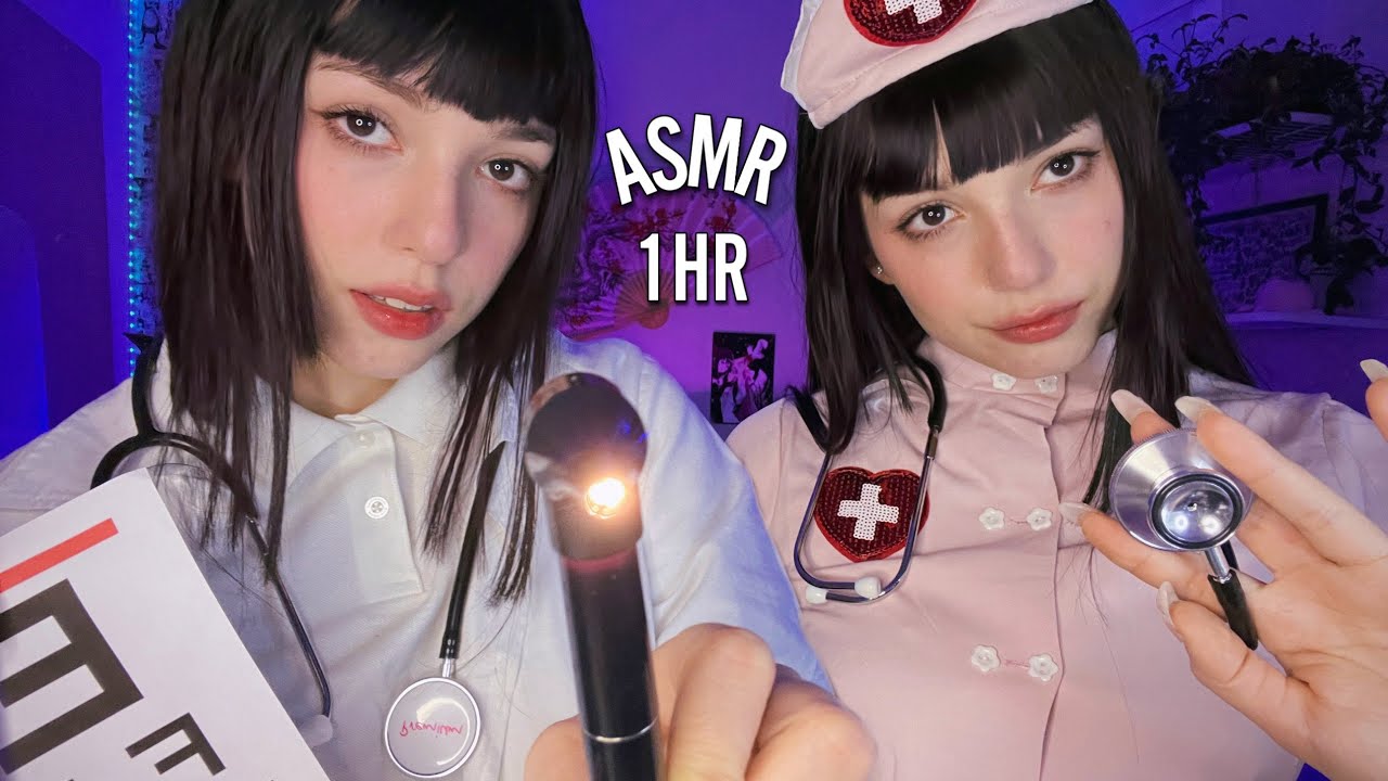 ASMR Consulta Médica Completa 👩‍⚕️ Nervos Cranianos, Dentista, Oftalmo, Acupuntura, Dermatologista
