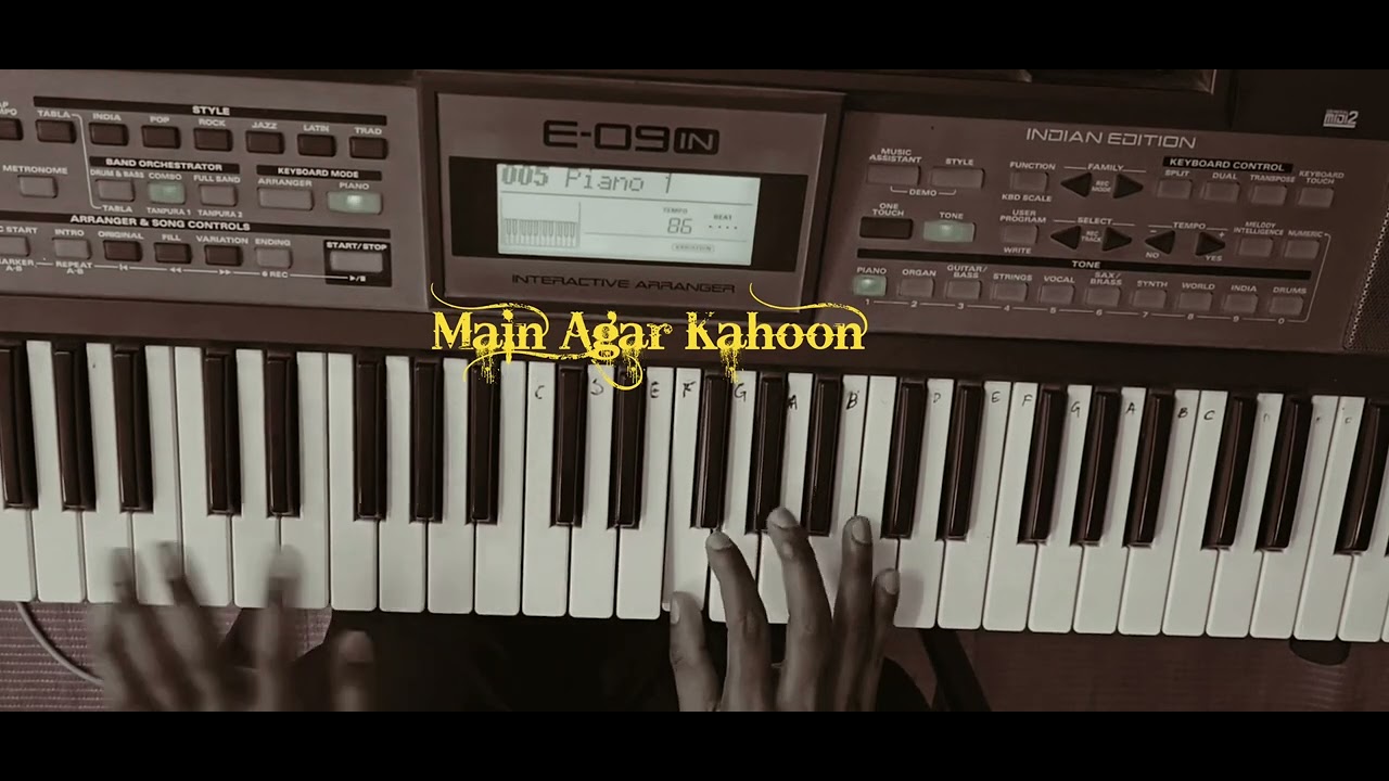 🎹 Main Agar Kahoon | Soulful Piano Cover|
