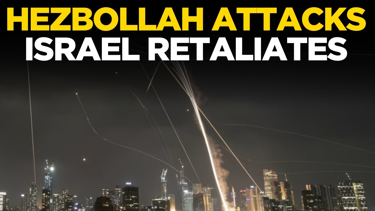 ISRAEL-HEZBOLLAH WAR LIVE | Israel Bombs Beirut After Massive Hezbollah Rocket Attack