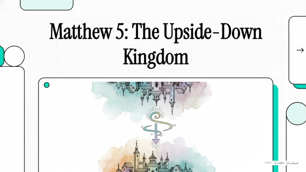 Matthew 5 | The Bible Explained Chapter by Chapter | The Upside Down Kingdom