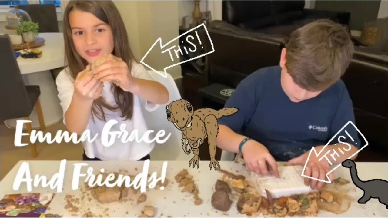 UNBOXING DINOSAUR FOSSILS KIT -MEGA GEMSTONE MINE!🌎🦕💎