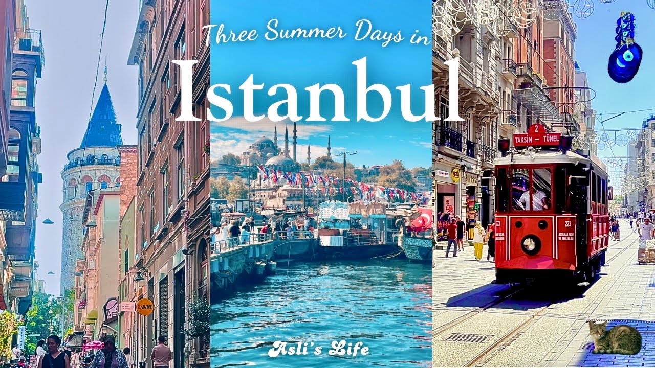 Istanbul Summer Vlog | A 3-Day Local Guide, Food & Daily Life Between Europe & Asia