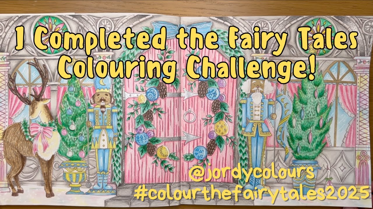 Я завершила свой второй челлендж по раскрашиванию! @JordyColours #colourthefairytales2025 #coloring