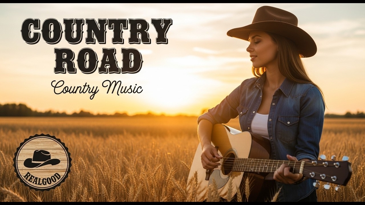 LIVE Country Road Acoustic Guitar 🎸 Peaceful Open Road & Countryside Music