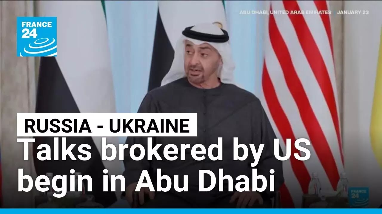 Ukraine-Russia peace talks brokered by US begin in Abu Dhabi • FRANCE 24 English