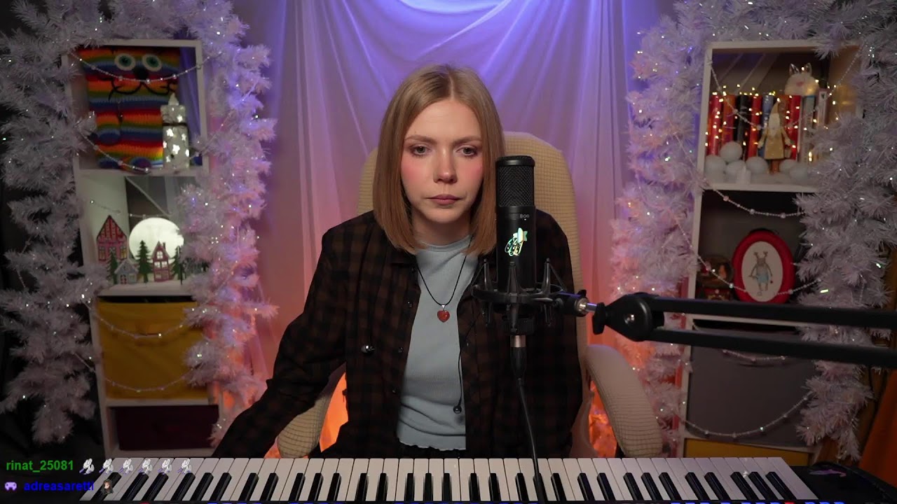 Песни под пианино вживую. Авторские и кавера #stream #music #piano