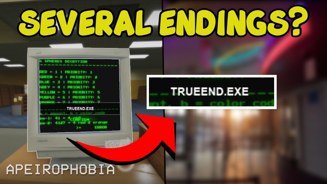 Different Possible Endings in ROBLOX Apeirophobia!