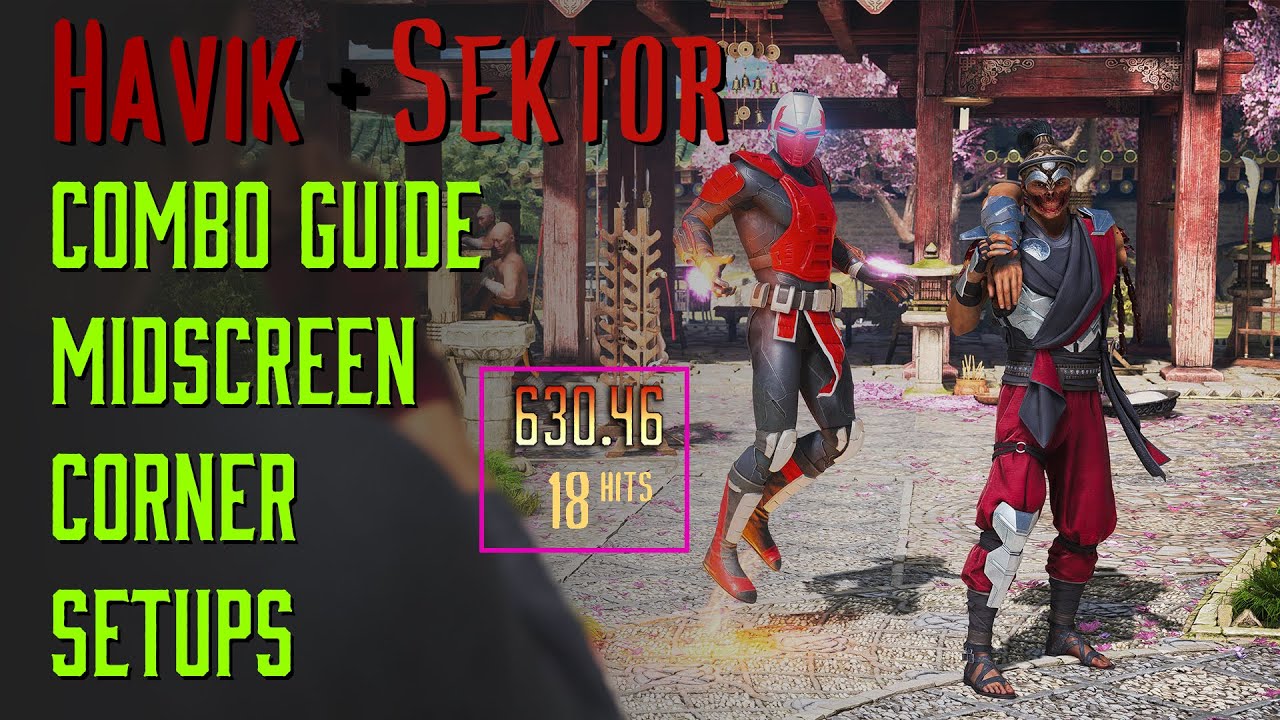 Mortal Kombat 1 Havik Sektor Combo + Setups Guide (63% Damage)