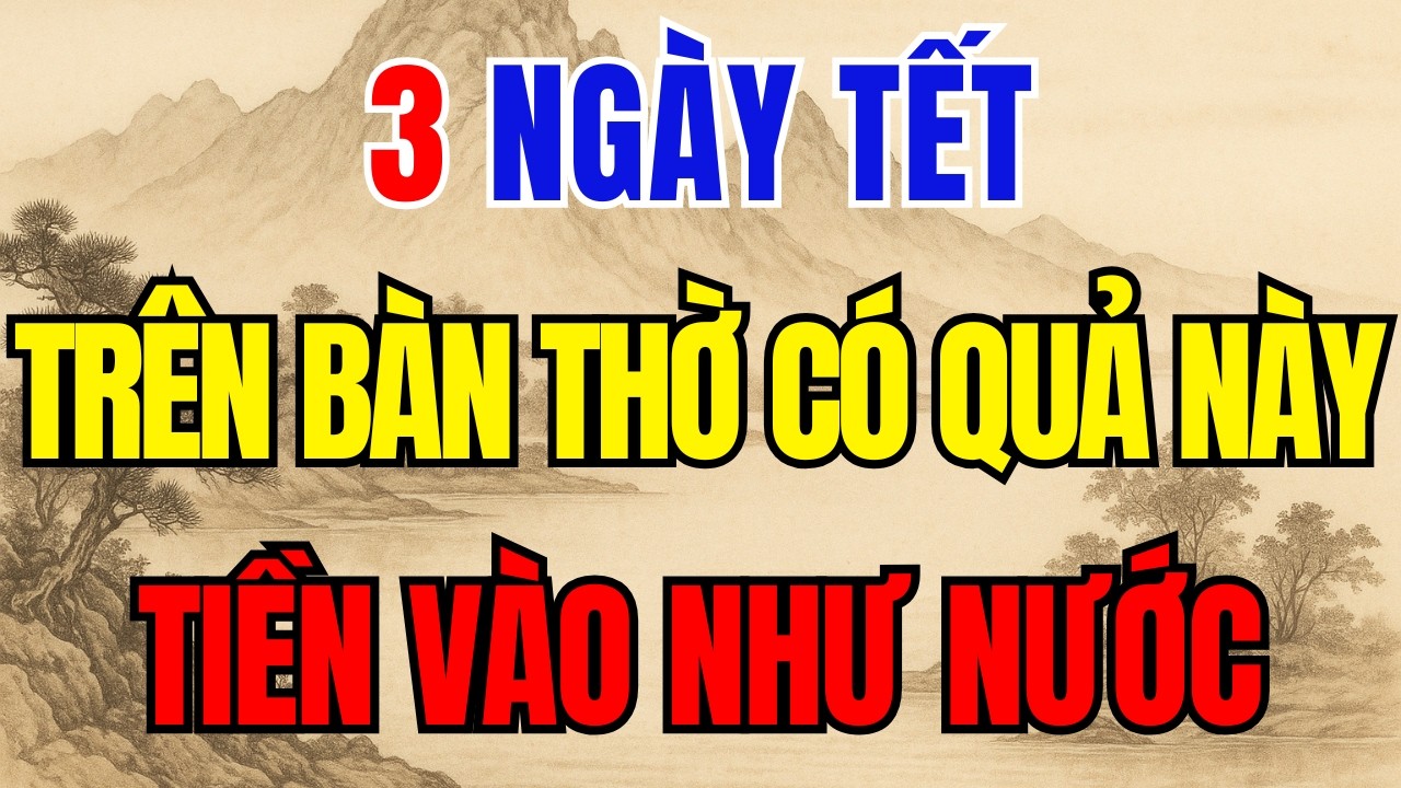 TẾT 2026 Thắp Hương 5 LOẠI QUẢ Tốt Lành Này Trên Mâm Ngũ Quả, Tiền Bạc Ùn Ùn Kéo Vào Cả Năm!