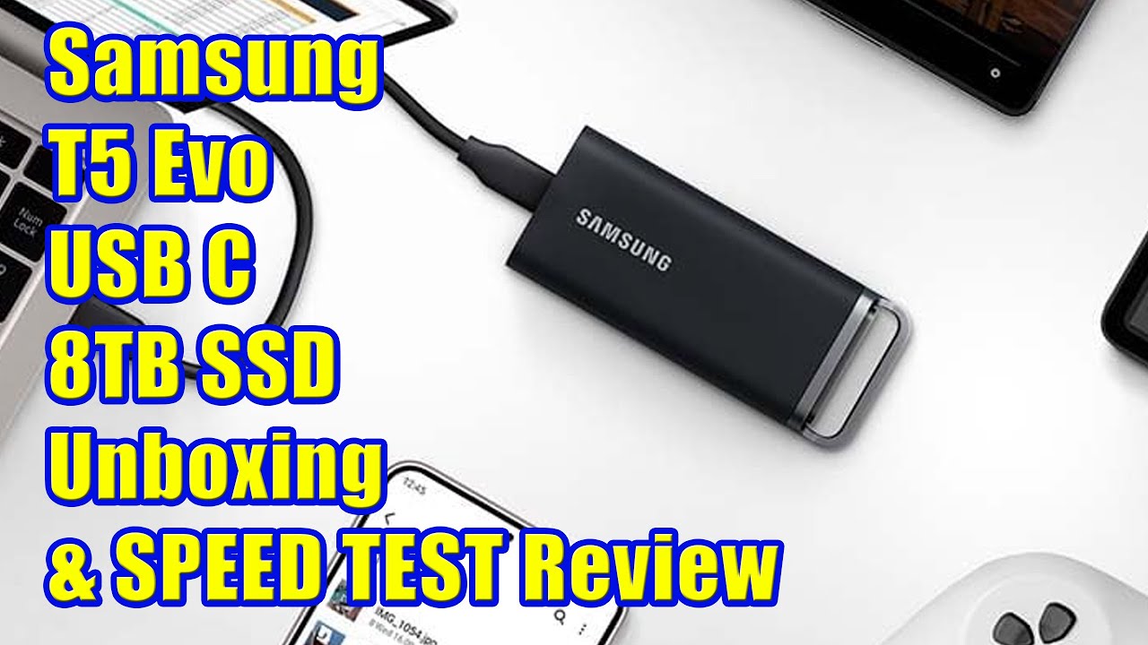 📀 Samsung T5 Evo Unboxing and Review vs T7 Shield SPEED TEST Crystal Diskmark #wisebuyreviews