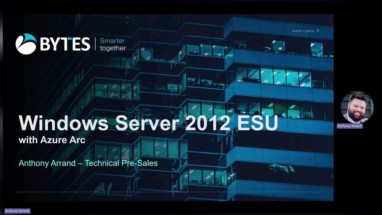 Windows Sever 2012 - Azure Arc ESU