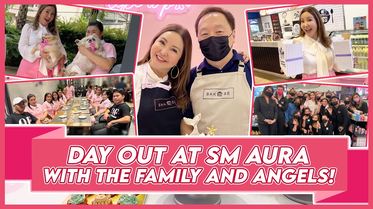 MALLING WITH THE FAMILY, ANGELS, AND THE DOGGOS AT SM AURA! | Small Laude