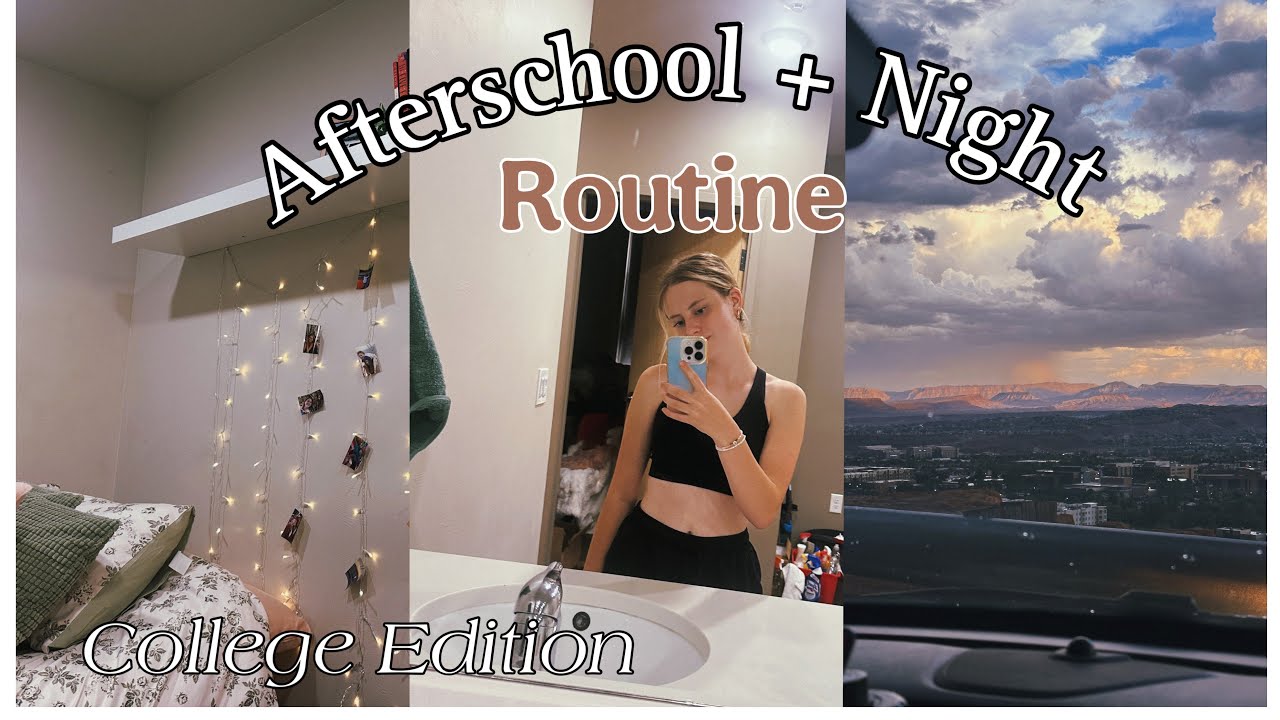 ✨Cozy College Night Routine! ✨ | AllyyA #college #nightroutine 