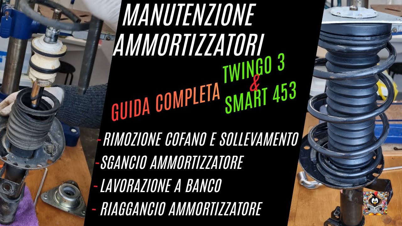 RENAULT TWINGO 3 & SMART 453: Guida definitiva alla manutenzione degli ammortizzatori #twingo3 #diy