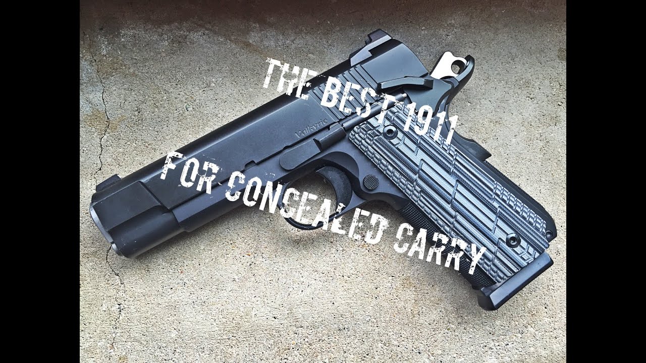 The Best 1911 for Concealed Carry