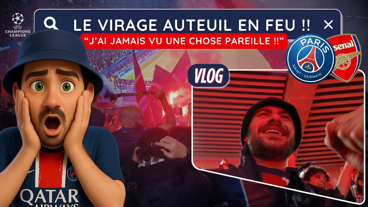 PSG_VS_ARSENAL_VLOG_AUTEUIL.MP4 🔥