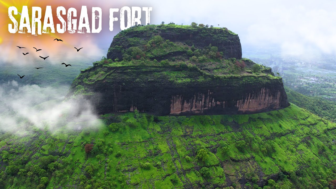sarasgad fort amazing drone view | भोर संस्थानातील एक बुलंद गडकोट