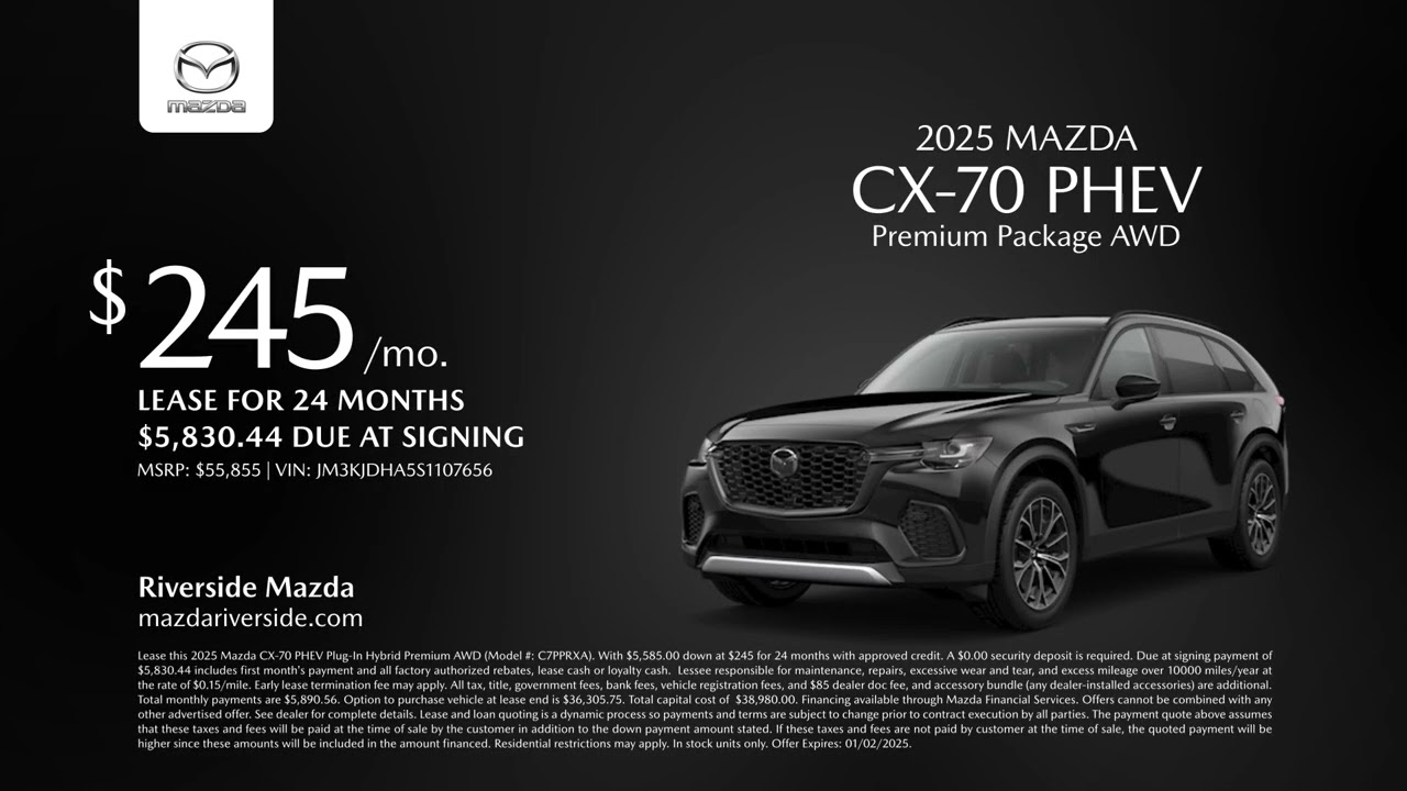 Mazda CX-70 PHEV 12/05/2024 4645533