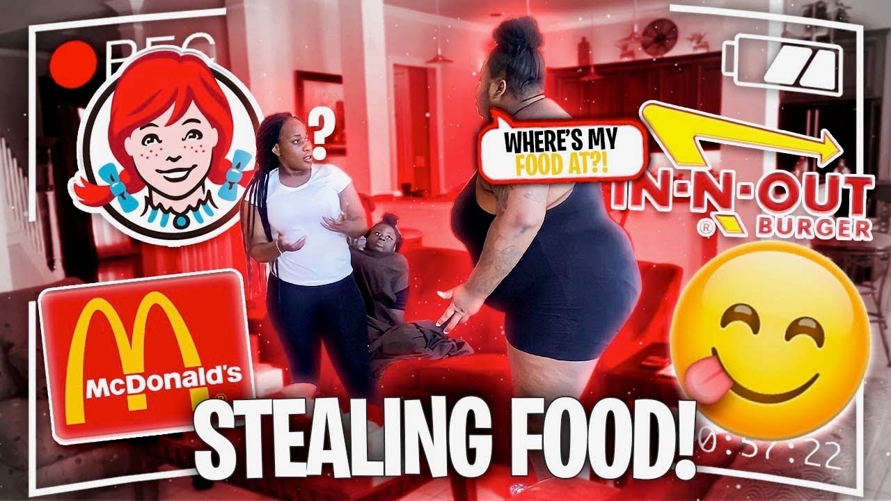 STEALING BIGJAZZ FOOD TO SEE HER REACTION ( HILARIOUS 🤣)