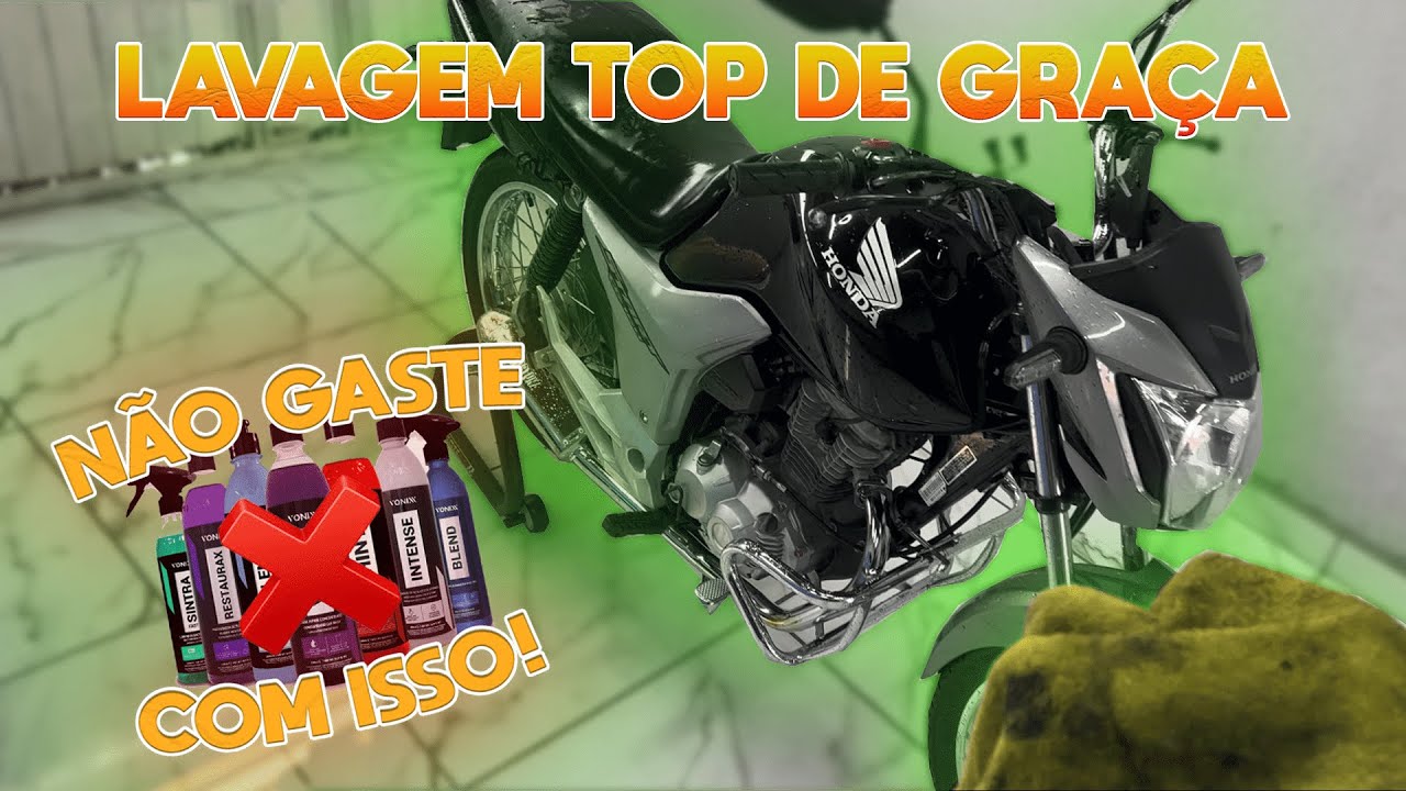 COMO LAVAR A MOTO SEM PRODUTOS CAROS?