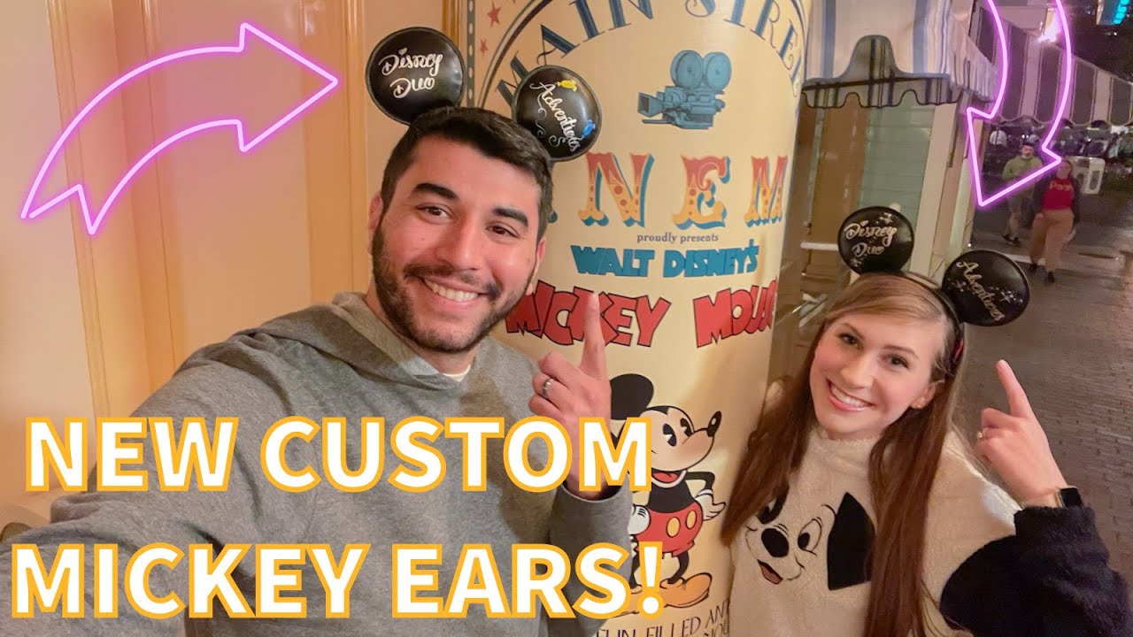 New Custom Mickey Ears At Disneyland! | Plaza Point Holiday Shoppe on Main Street