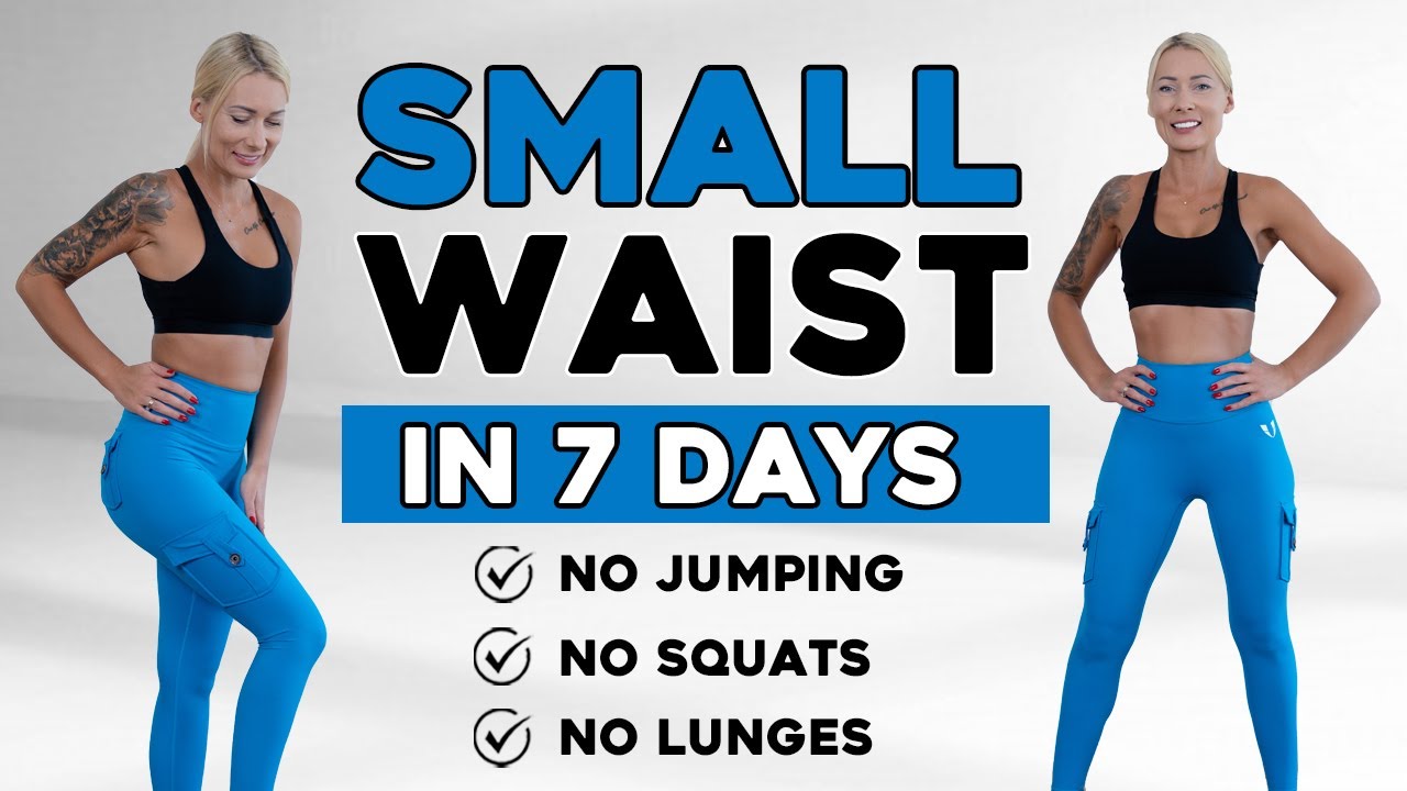 🔥20 MIN ALL STANDING ABS🔥 + Small Waist Workout Tabata🔥 | Daily Routine,No Jumping,No Equipment🔥