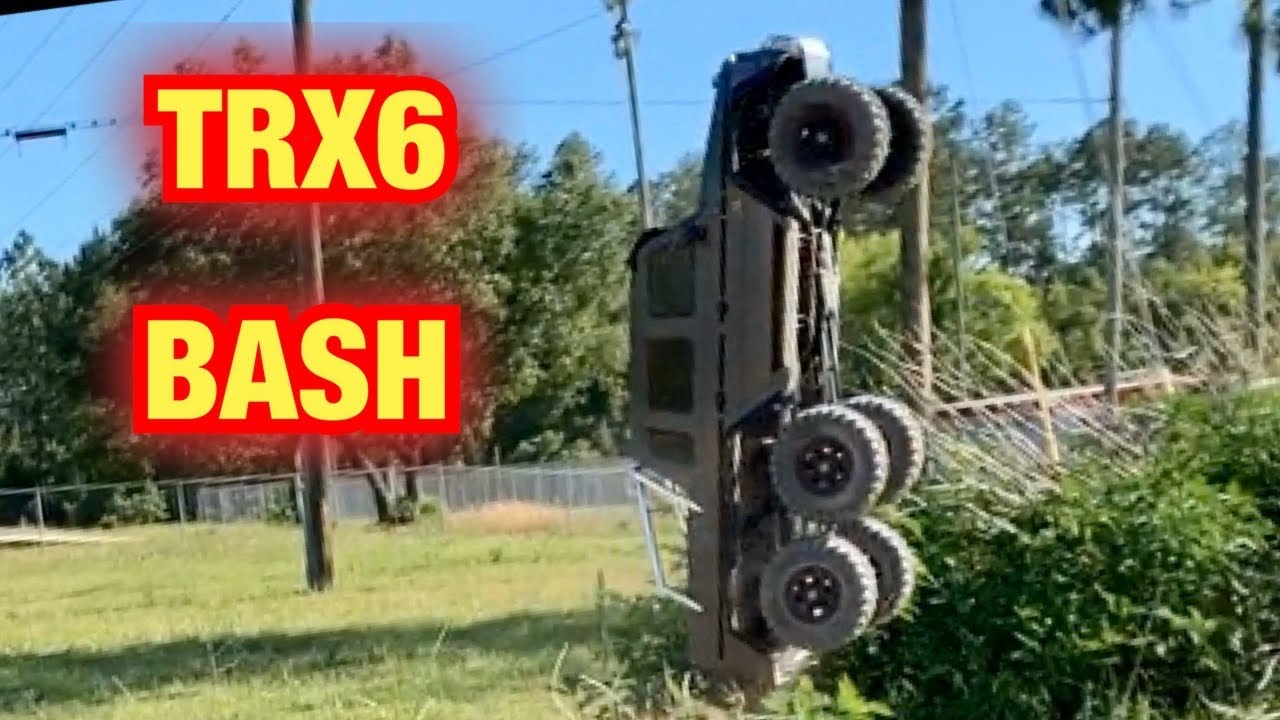 Traxxas TRX 6 on the big hill
