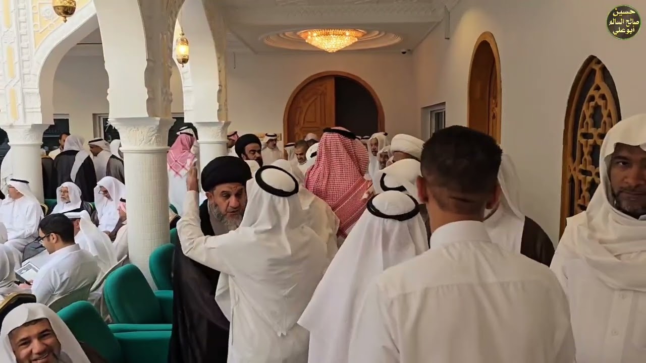 اليوم الثاني من فاتحة المرحوم سراج الحوزة والتقى سماحة العلامة الحجة  الشيخ جواد الدندن