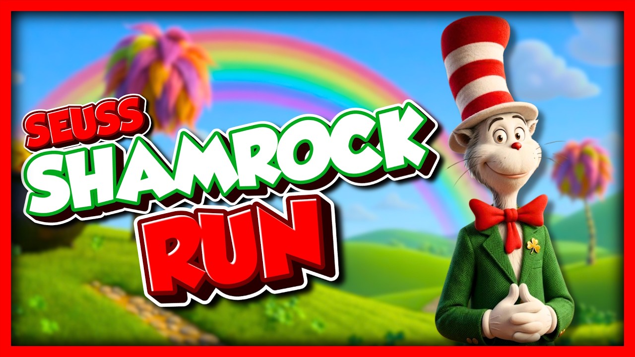 ☘️ Seuss Shamrock Run! ☘️ St. Patrick's Day Brain Break ☘️ Danny Go Noodle ☘️ Read Across America