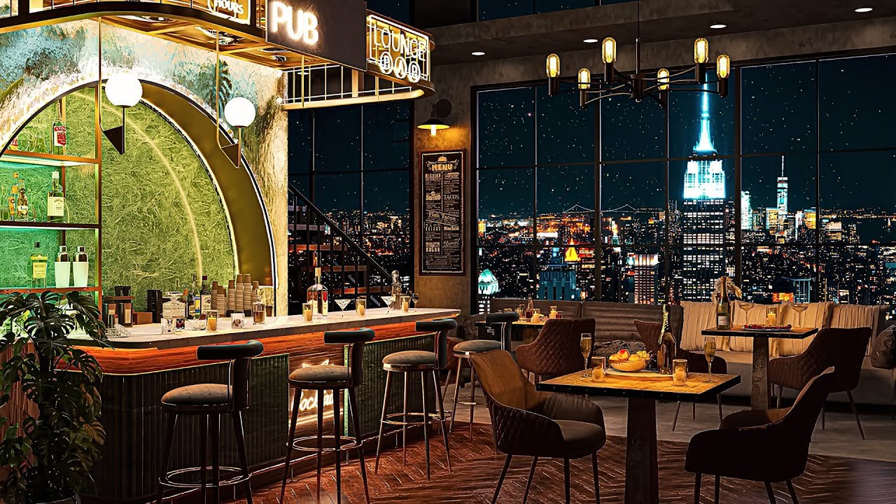 New York Jazz Lounge with Relaxing Jazz Bar Classics🍷Work Ambience | CalmCump Harmony