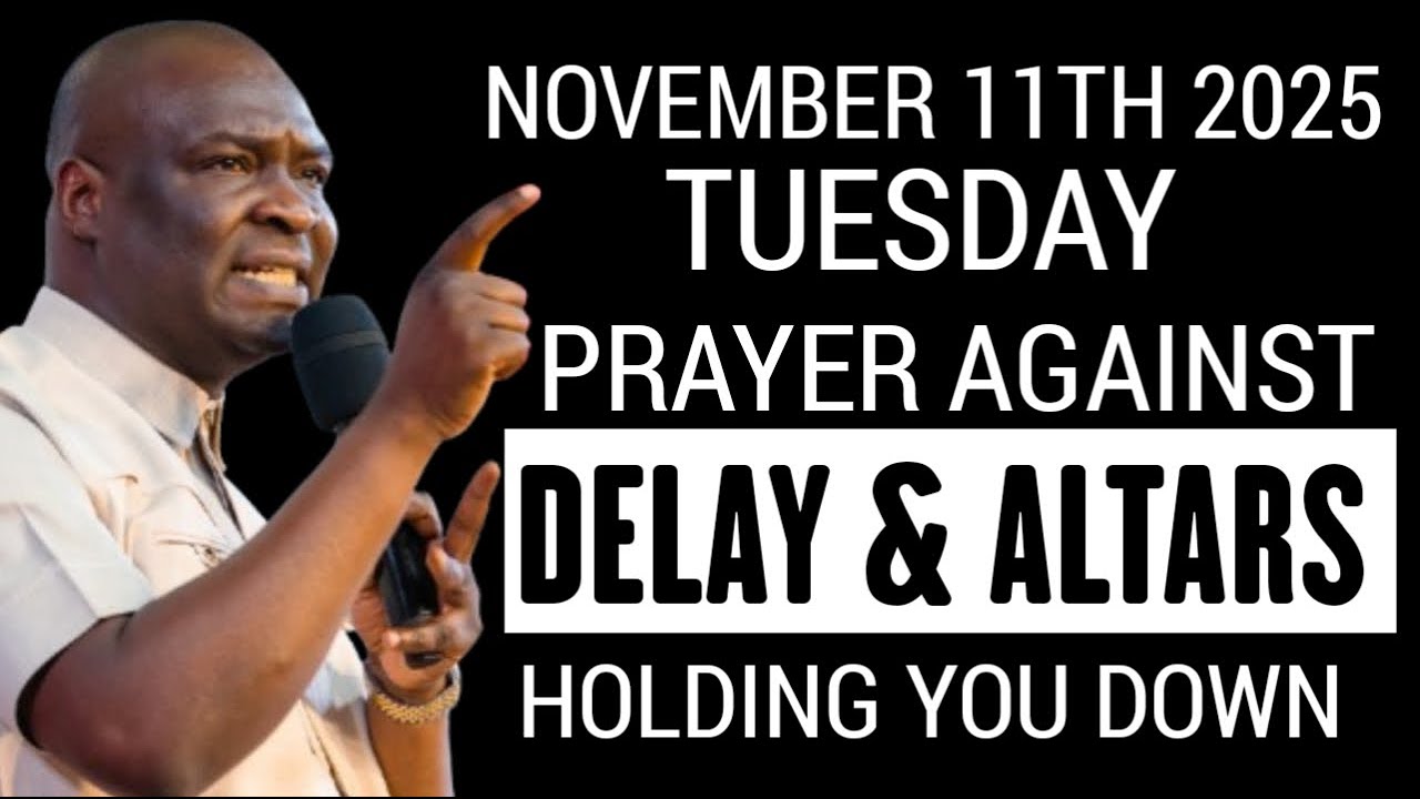 {Tuesday, November 11th 2025} Destroy Altars Stagnation and spirit of delay | Apostle Joshua Selman