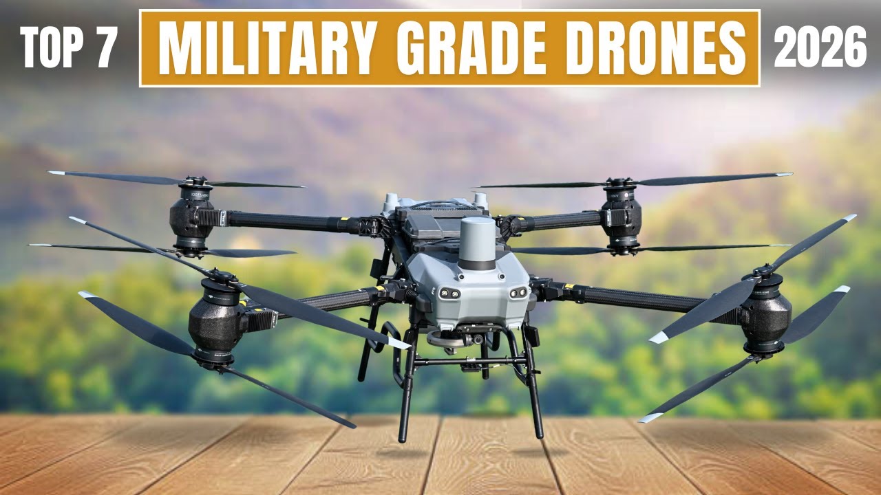 7 Best MILITARY-GRADE DRONES in 2026 | The Tech Behind Modern Warfare