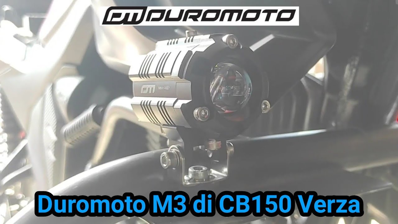Pasang Lampu Tembak Duromoto M3 di Honda CB150 Verza