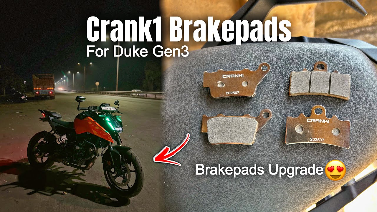 How to Change Brakepad on KTM Duke Gen3🔥| Crank1