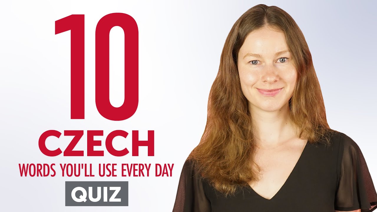 Quiz | 10 Czech Words You'll Use Every Day - Basic Vocabulary #41