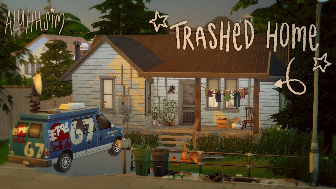 Безвкусный семейный дом для начинающих🔑🧦📚 The Sims 4: Скоростное строительство