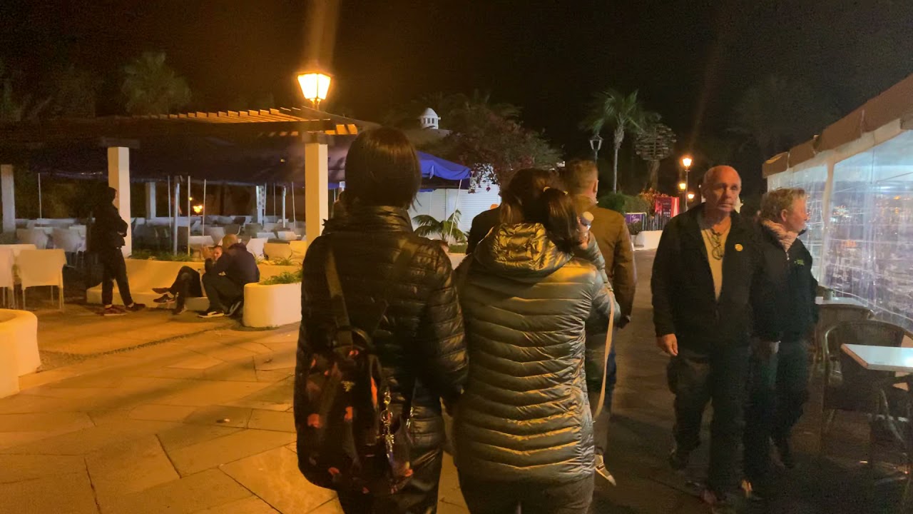 Walking tour of Puerto de la Cruz Tenerife on Christmas Time | Christmas Walk
