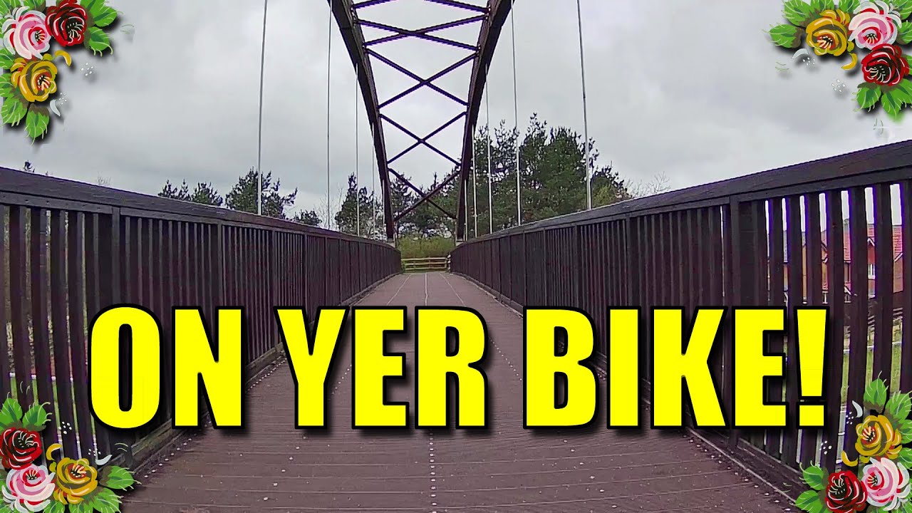 A bike ride to the supermarket, Middlewood Way, Macclesfield.