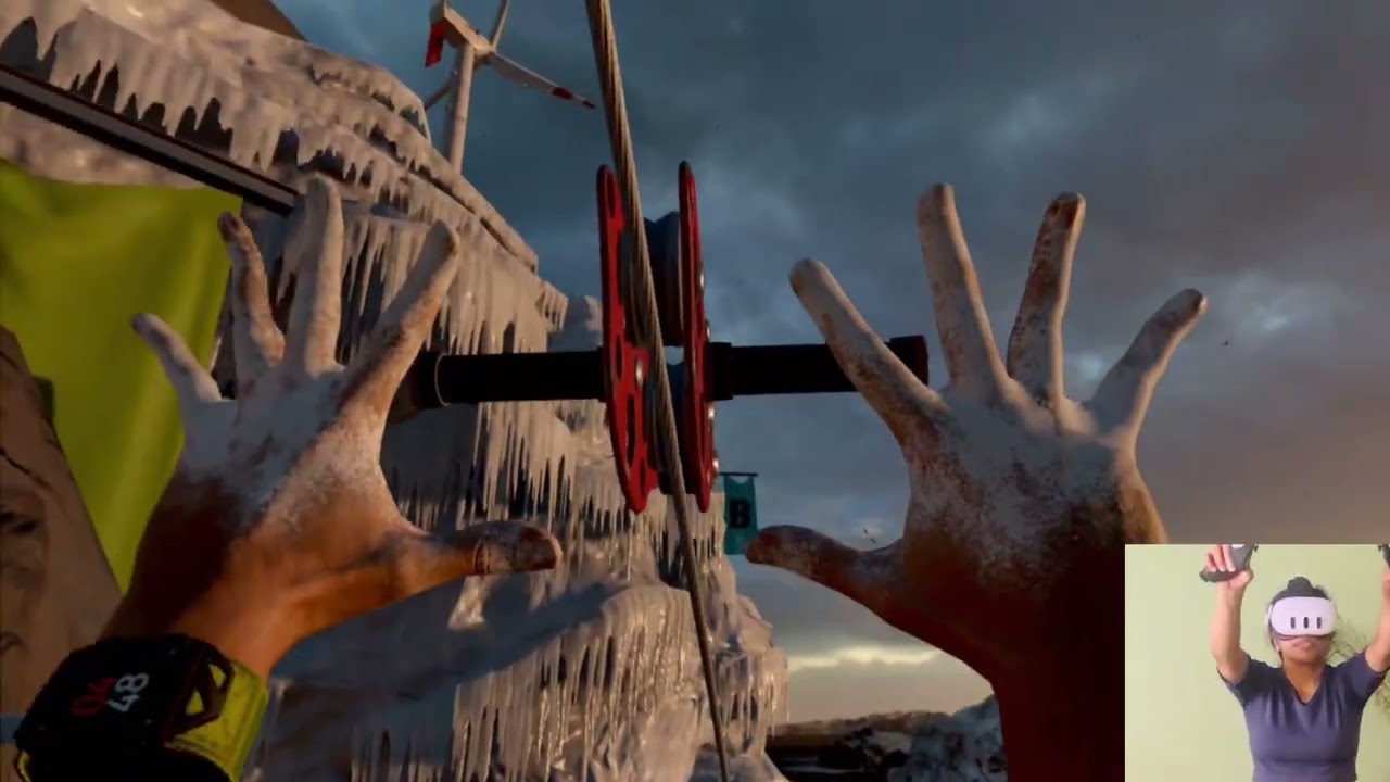 Scary mountain climbing |VR games meta quest 3