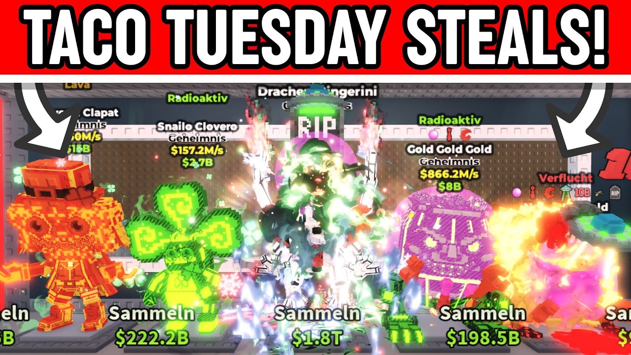 ICH STEHLE CRAZY LOOT WÄHREND ST. PATRICKS TACO TUESDAY MIT DER 