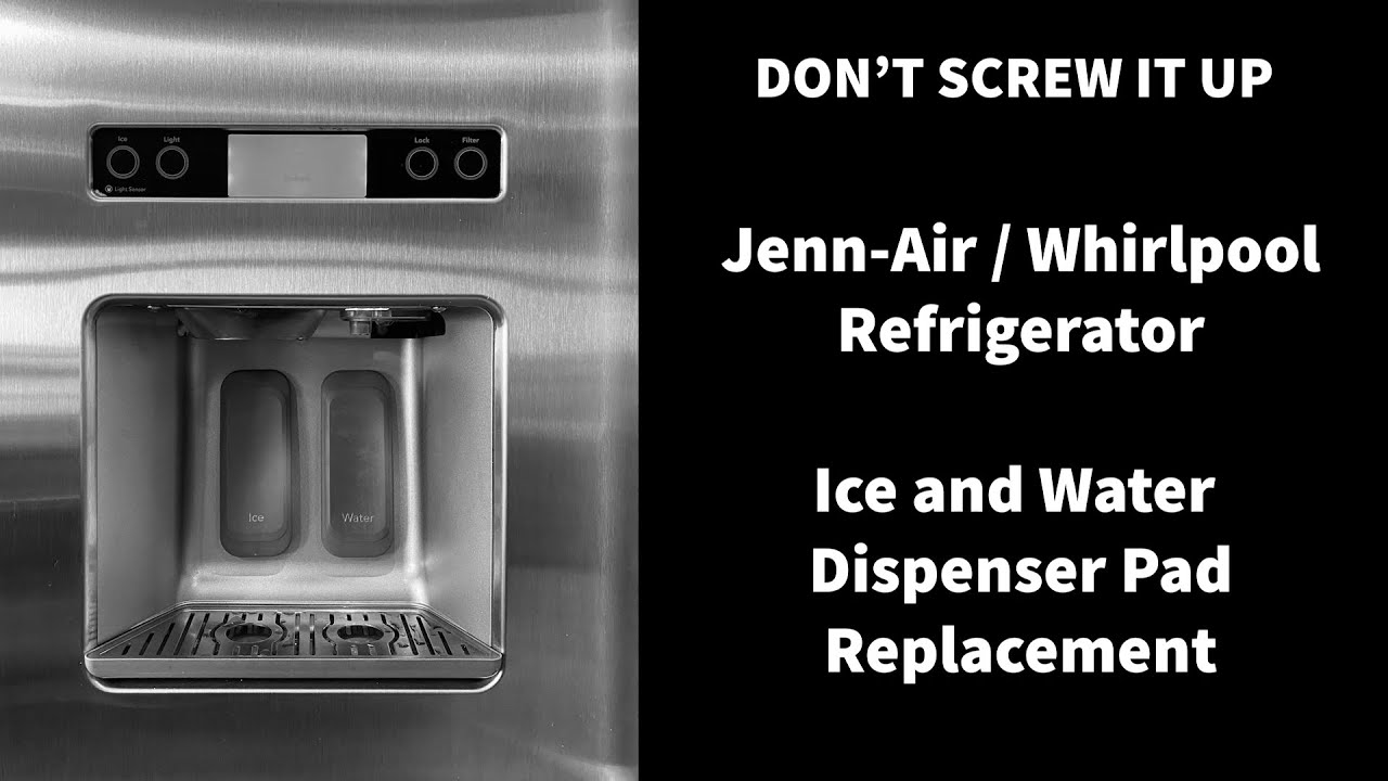 Jenn-Air Whirlpool Refrigerator :  Ice and Water Dispenser Pad Replacement JS48SEDUDB00 W10133603