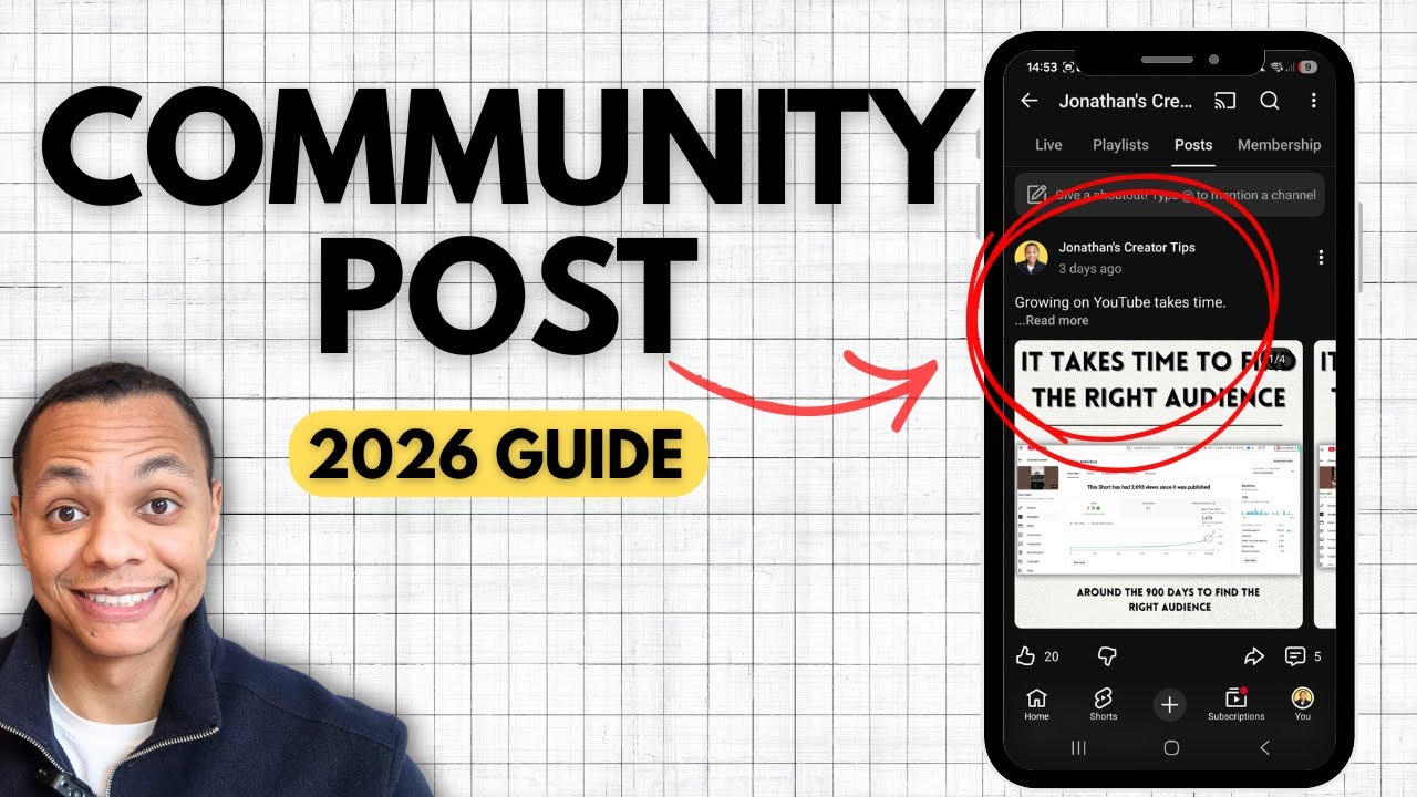 How to create Posts on YouTube in 2026