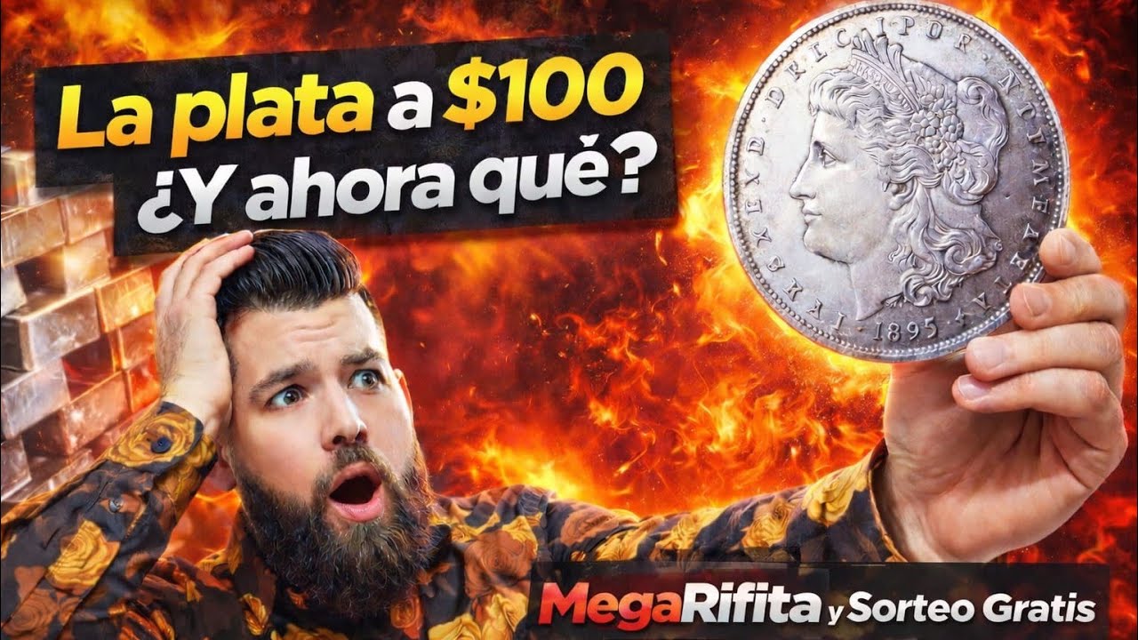 🚨¡URGENTE! La Plata a $100 dólares, Rifita y Sorteo Gratis! Que es ser un Numismático?🤔