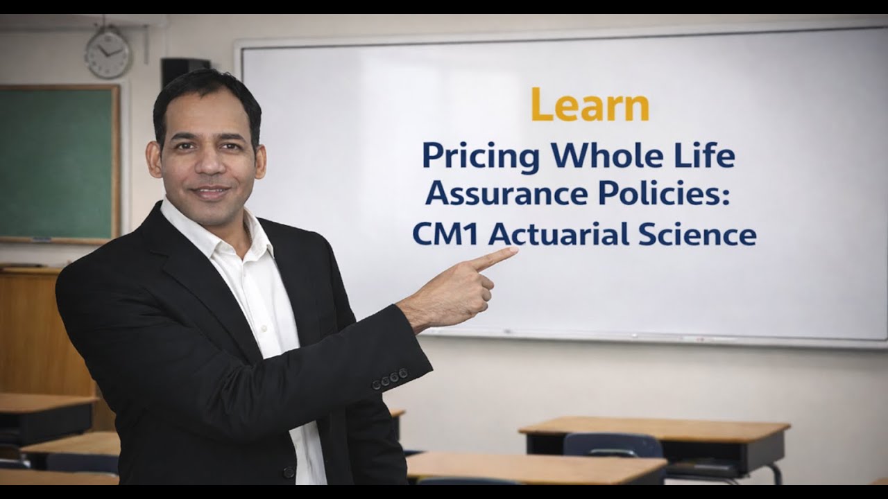 How Life Insurance Policies Are Priced. Whole Life Assurance Explained Conceptually.CM1 Actuarial Sc
