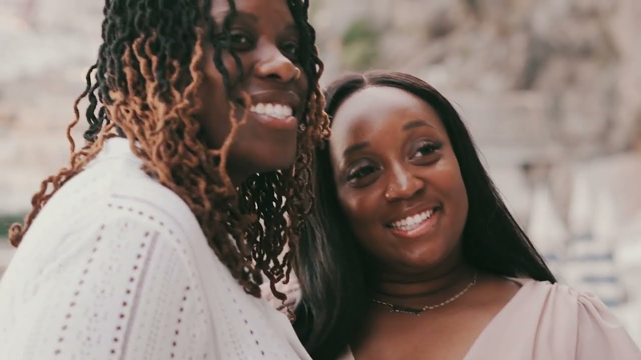 Aunsara & Brittney - Same sex marriage proposal in Positano