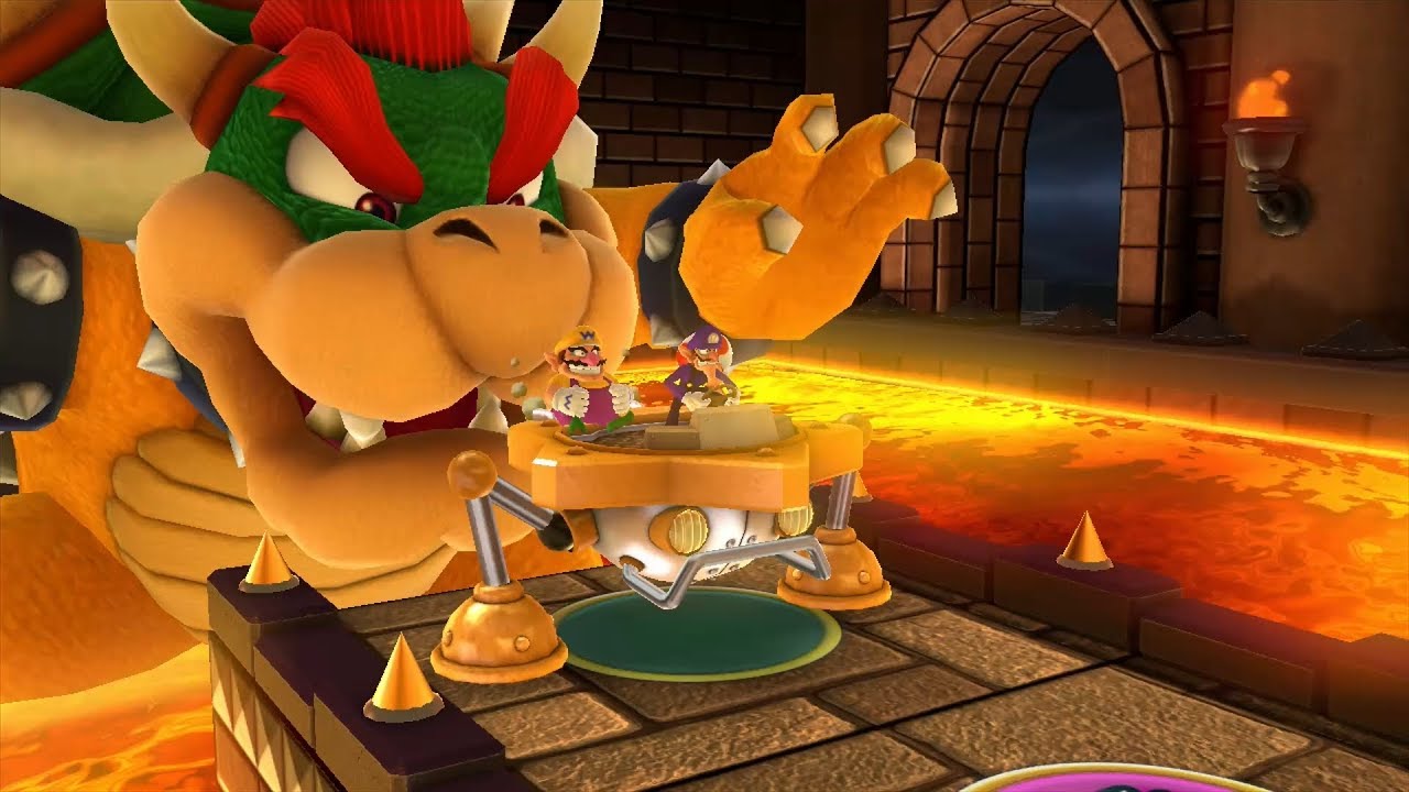 Mario Party 10 Bowser Party #30 Mario, Wario, Waluigi, Toad Chaos Castle Master Difficulty