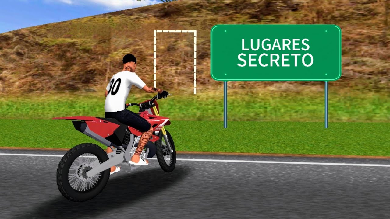 Encontrei 5 lugares secreto no moto wheelie 3d