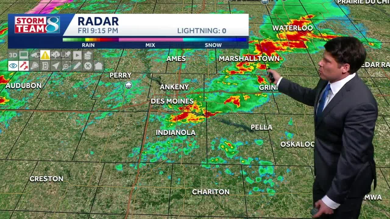 Iowa weather: Storms move through central Iowa